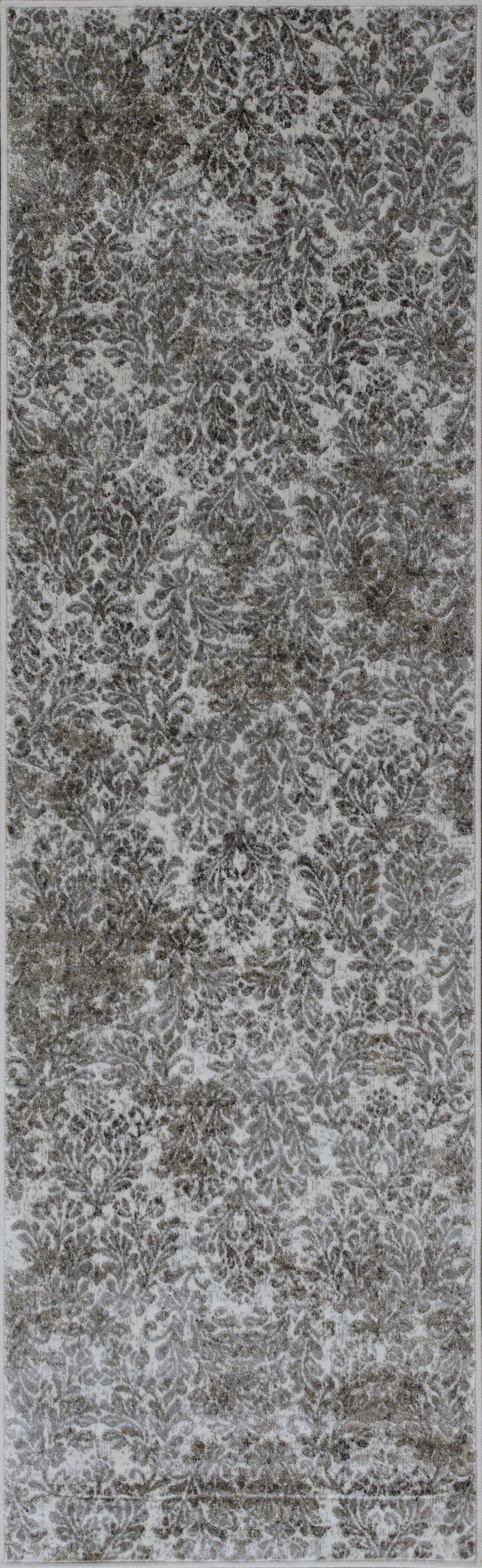 HomeRoots 2' x 7' Ivory or Sand Ancient Viscose Runner Rug