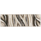 HomeRoots 2' x 7' Natural Abstract Waves Wool Runner Rug