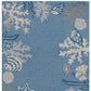 HomeRoots 2' x 7' Sea Blue Costal Runner Rug