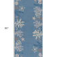 HomeRoots 2' x 7' Sea Blue Costal Runner Rug