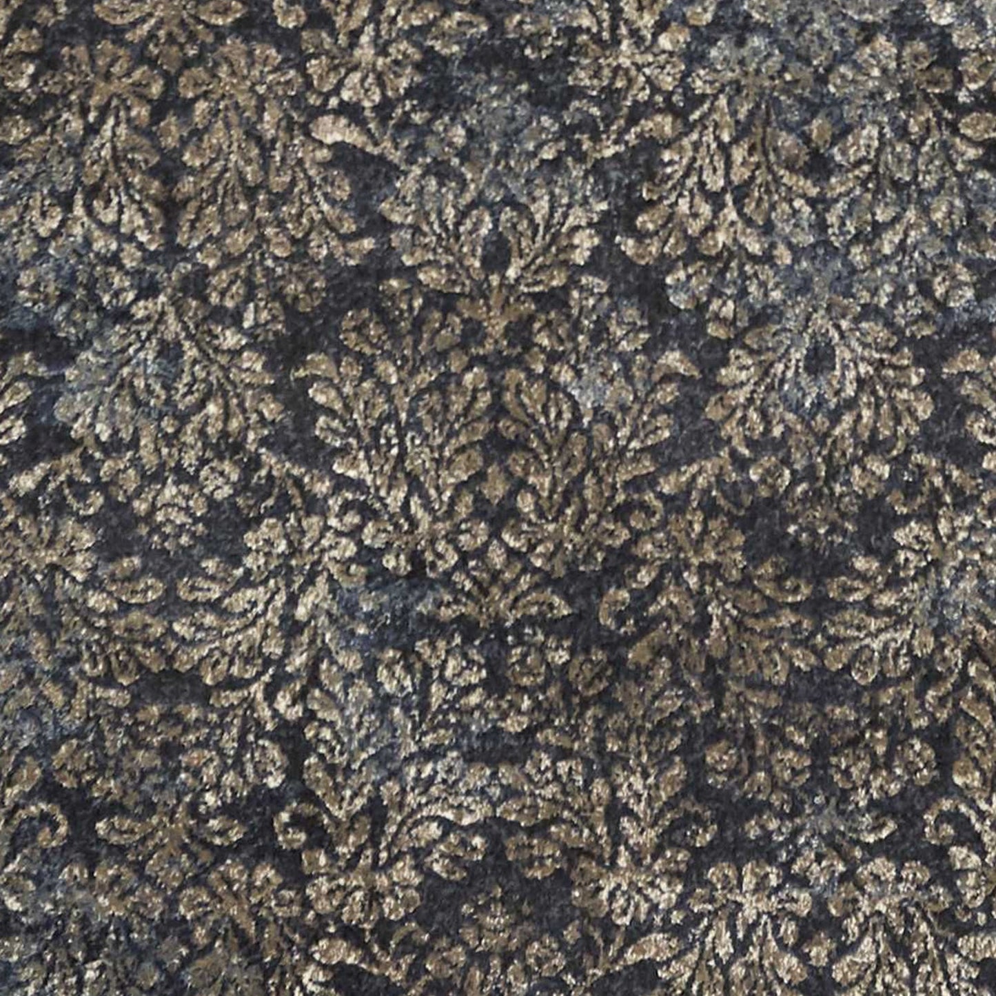 HomeRoots 2' x 7' Slate Blue Ancient Viscose Runner Rug