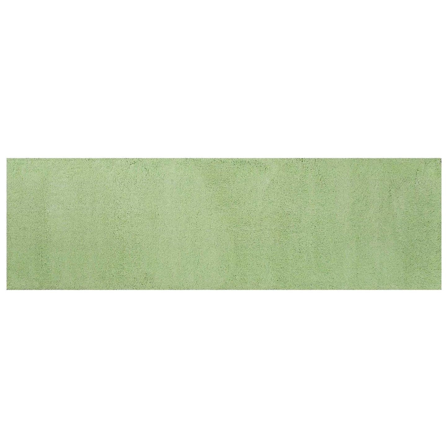 HomeRoots 2' x 7' Spearmint Green Plain Runner Rug