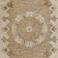 HomeRoots 2' x 7' Tan Retro Modern Medallion Runner Rug