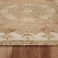 HomeRoots 2' x 7' Tan Retro Modern Medallion Runner Rug