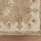 HomeRoots 2' x 7' Tan Retro Modern Medallion Runner Rug