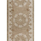 HomeRoots 2' x 7' Tan Retro Modern Medallion Runner Rug
