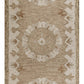 HomeRoots 2' x 7' Tan Retro Modern Medallion Runner Rug
