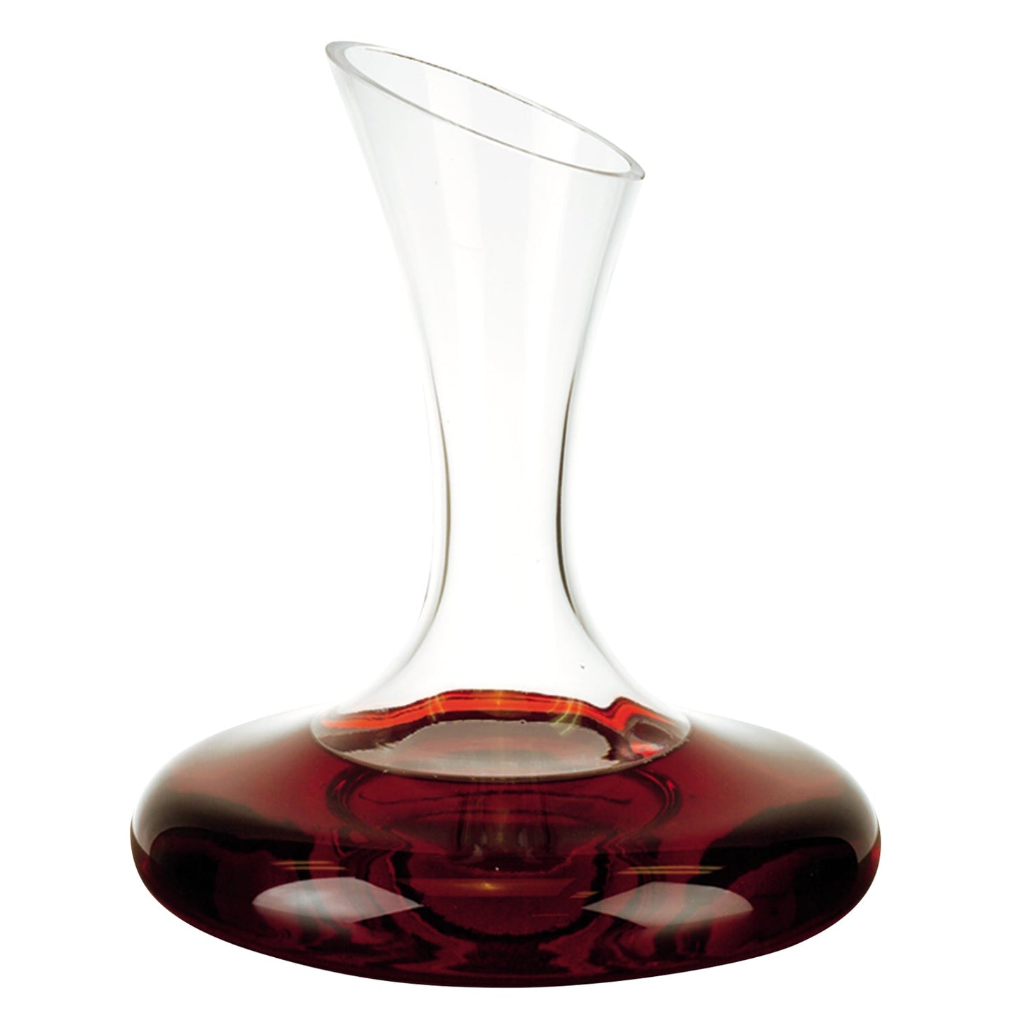 HomeRoots 2" x 75" x 95" Mouth Blown Crystal Lead Free Wine Carafe 32 oz