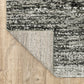 HomeRoots 2' x 8' Ash and Slate Abstract Runner Rug
