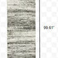 HomeRoots 2' x 8' Ash and Slate Abstract Runner Rug