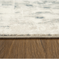 HomeRoots 2' x 8' Beige Blue Abstract Tiles Distressed Runner Rug