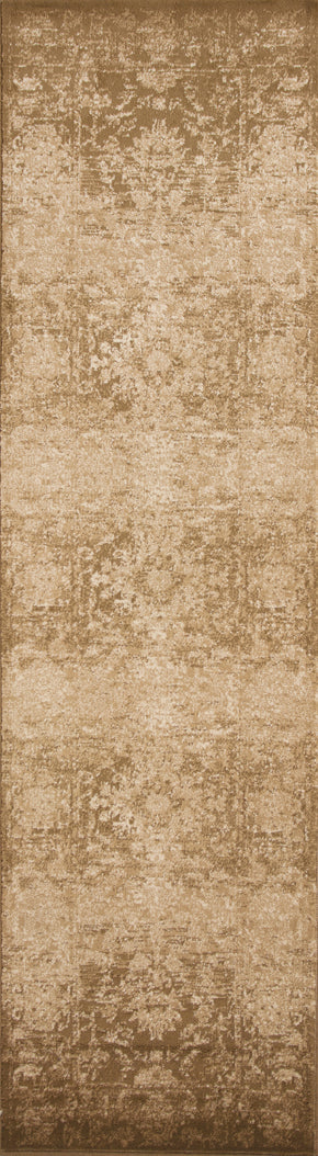 HomeRoots 2' x 8' Beige Polypropylene Runner Rug