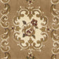 HomeRoots 2' x 8' Beige or Ivory Medallion Runner Rug