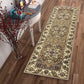 HomeRoots 2' x 8' Beige or Ivory Medallion Runner Rug