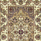 HomeRoots 2' x 8' Beige or Ivory Medallion Runner Rug