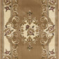 HomeRoots 2' x 8' Beige or Ivory Medallion Runner Rug