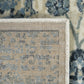 HomeRoots 2' x 8' Blue Ivory Distressed Oriental Runner Rug
