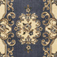 HomeRoots 2' x 8' Blue Medallion Runner Rug