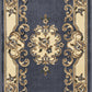 HomeRoots 2' x 8' Blue Medallion Runner Rug
