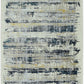 HomeRoots 2' x 8' Blue White Distressed Traditional Runner Rug