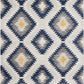 HomeRoots 2' x 8' Blue and Gray Kilim Pattern Runner Rug