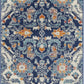 HomeRoots 2' x 8' Blue and Ivory Persian Patterns Runner Rug