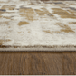 HomeRoots 2' x 8' Brown Beige Abstract Tiles Distressed Runner Rug