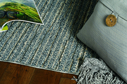 HomeRoots 2' x 8' Denim Industrial Runner Rug