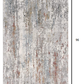 HomeRoots 2' x 8' Gray Abstract Pattern Runner Rug