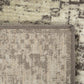HomeRoots 2' x 8' Gray Beige Distressed Diamond Runner Rug