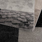 HomeRoots 2' x 8' Gray Geometric Blocks Runner Rug