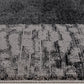 HomeRoots 2' x 8' Gray Geometric Blocks Runner Rug