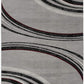 HomeRoots 2' x 8' Gray Modern Geometric Runner Rug