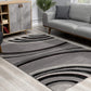 HomeRoots 2' x 8' Gray Modern Geometric Runner Rug