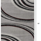 HomeRoots 2' x 8' Gray Modern Geometric Runner Rug