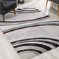 HomeRoots 2' x 8' Gray Modern Geometric Runner Rug