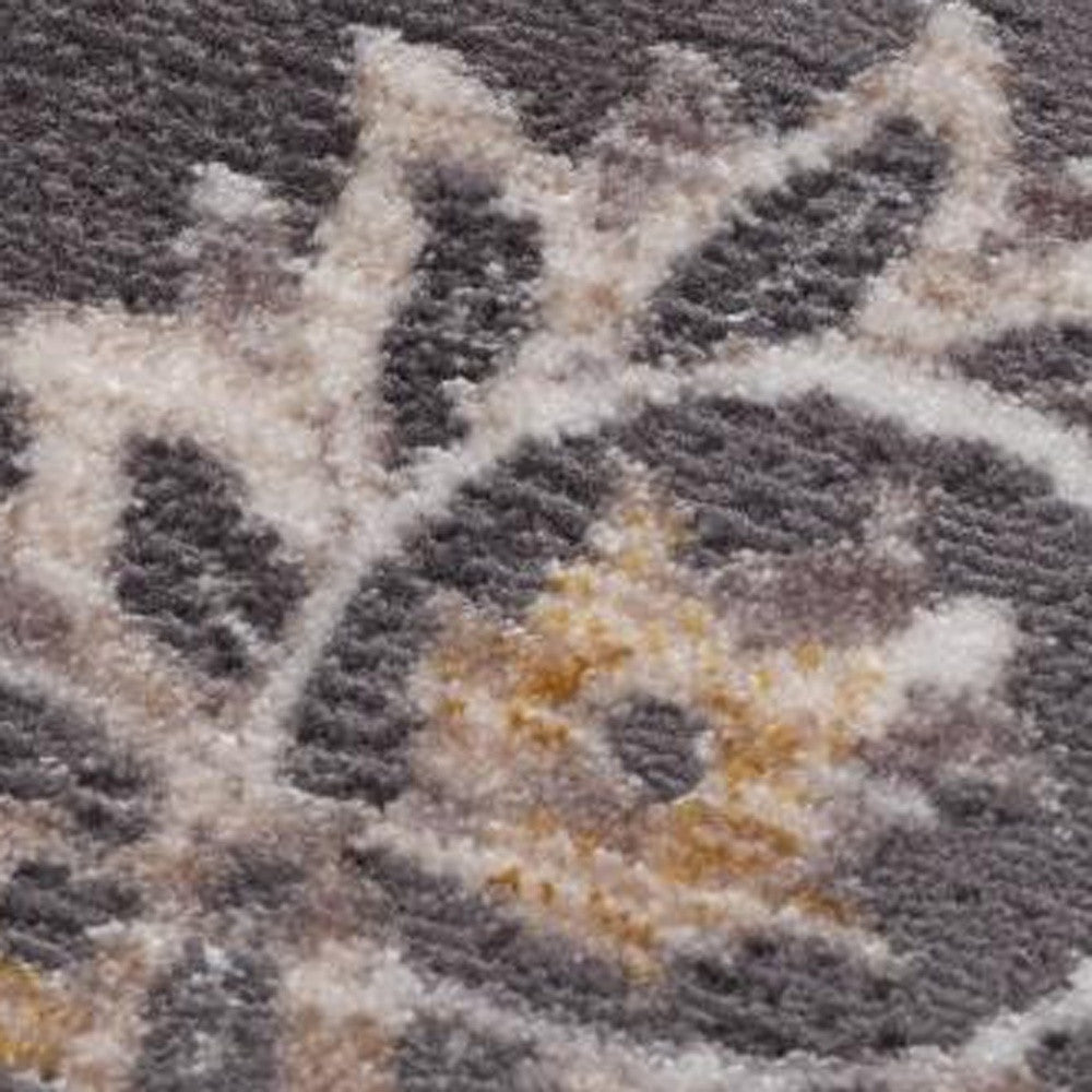 HomeRoots 2' x 8' Gray Washed Out Persian Runner Rug