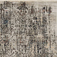 HomeRoots 2' x 8' Grey Medallion Runner Rug