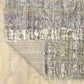 HomeRoots 2' x 8' Grey and Ivory Abstract Lines Runner Rug