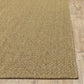 HomeRoots 2’ x 8’ Indoor Outdoor Runner Rug in Solid Tan Finish