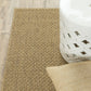 HomeRoots 2’ x 8’ Indoor Outdoor Runner Rug in Solid Tan Finish