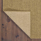 HomeRoots 2’ x 8’ Indoor Outdoor Runner Rug in Solid Tan Finish