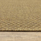 HomeRoots 2’ x 8’ Indoor Outdoor Runner Rug in Solid Tan Finish