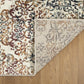 HomeRoots 2' x 8' Ivory Brown Decorative Diamond Runner Rug