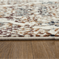 HomeRoots 2' x 8' Ivory Brown Decorative Diamond Runner Rug
