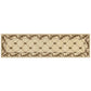 HomeRoots 2' x 8' Ivory Fleur de Lis Runner Rug