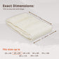 HomeRoots 2' x 8' Ivory King's Premium Non Slip Rug Pad