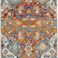 HomeRoots 2' x 8' Ivory and Gold Floral Motif Runner Rug