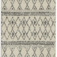 HomeRoots 2' x 8' Ivory and Gray Berber Pattern Runner Rug