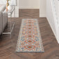 HomeRoots 2' x 8' Ivory and Red Diamonds Runner Rug